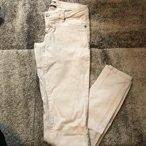 Garage White skinny jeans